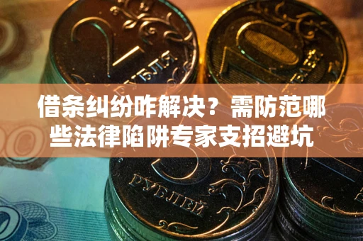 济南借条纠纷咋解决？需防范哪些法律陷阱专家支招避坑