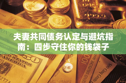 济南夫妻共同债务认定与避坑指南：四步守住你的钱袋子