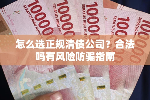 济南怎么选正规清债公司？合法吗有风险防骗指南